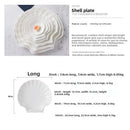 Axyaa Melamine Shell Plate Dish Set - Restaurant Quality Tableware Dish