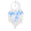 Colorful Feather Dream Catcher Tree of Life Pendant by Axyaa