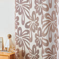 Axyaa White Jacquard Tulle Sheer Curtain for Living Room