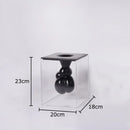 Axyaa Suspended Clouds Vase with Artificial Flowers Decor for Desk Display