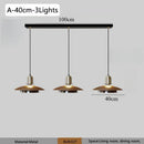 Axyaa Retro Metal LED Pendant Lights for Modern Dining Table Chandeliers