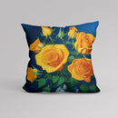 Axyaa Flower Pot Pattern Pillow Cover for Luxury Home Decor