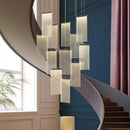 Axyaa LED Pendant Light Chandeliers for Living Room - Indoor Staircase Lighting