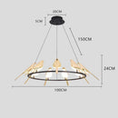 Axyaa Postmodern Bird Chandelier Wall Sconce Light for Hallway, Stairs, Bedroom