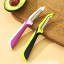 Axyaa Non-Slip Handle Peeler - Kitchen Vegetable Tool, Magic Scraper for Melon, Potato