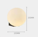 Axyaa Glass Ball Wall Lamp: Modern Minimalist Nordic Design for Stylish Interior Lighting