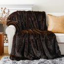 Axyaa Luxury Faux Fur Blanket for Bed Sofa Home Decor