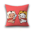 Axyaa 45x45 Cushion Cover, Cute Square Pillowcase, Birthday Wedding Gift