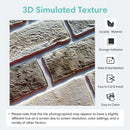 Axyaa 3D Faux Brick Wall Panel Self-adhesive Tile Sticker for Kitchen Bathroom