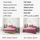 Axyaa Tuscan Faux Fur Plush Bedding Set - Queen Size Warm Winter Duvet Cover Set