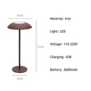 Axyaa Industrial Style LED Desk Lamp - Touch Dimming, Living Room Study Bedroom Lighting