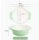 Axyaa Children's Ceramic Rice Bowl with Two Ears