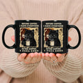 Axyaa Cat Black Coffee Mug - Unique 13 Designs for Coffee Lovers