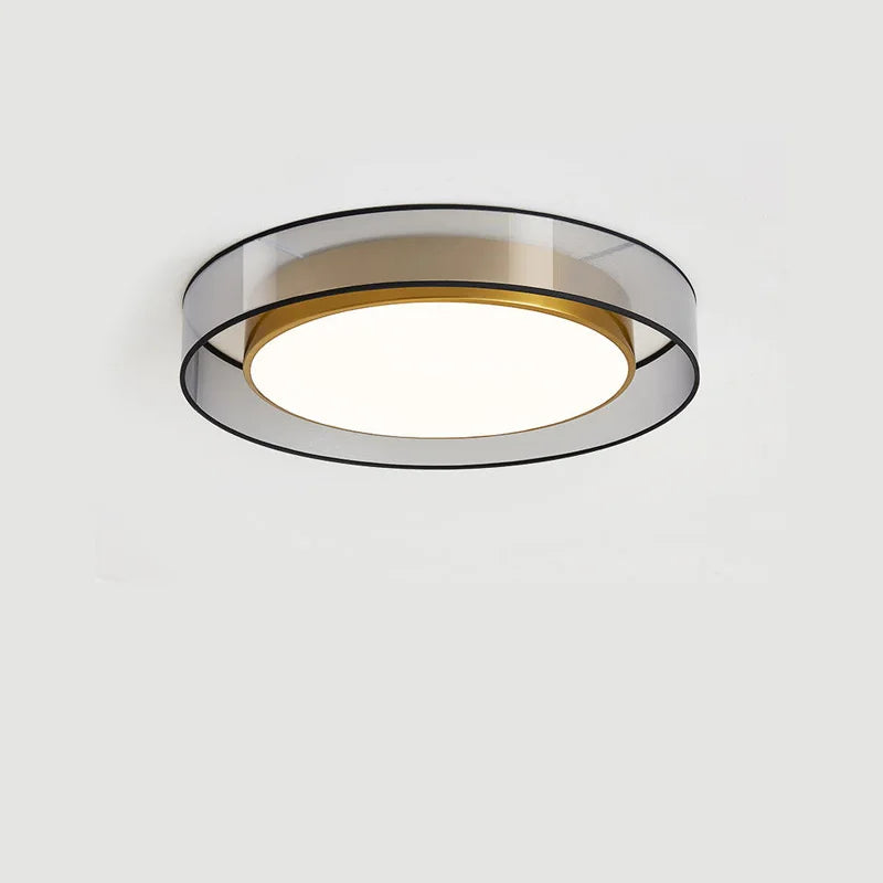 Axyaa Nordic Modern LED Round Ceiling Lamp Surface Chandelier
