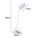 Axya Clip LED Desk Lamp 3 Colors Night Light USB Table Lamp