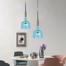 Axyaa Nordic Glass Pendant Chandelier Ceiling Lamp for Home Decor Luxurious Lighting