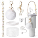 Axyaa Cup Accessories Set for Stanley Tumblers: Straws, Covers, Caps, Boot, Charm Chains