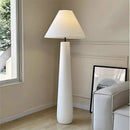Axyaa White Mushroom Standing Lamp Designer Floor Reading Light