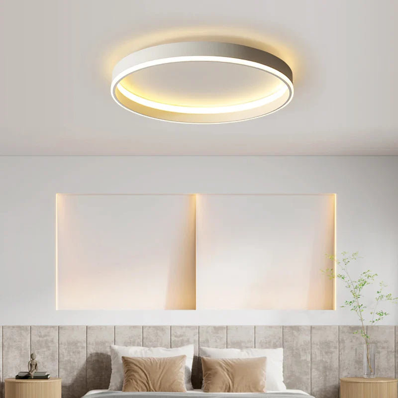 Axyaa Round LED Ceiling Lights: Modern Minimalist Nordic Living Room Lamp