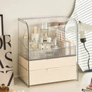 Axyaa Clear Acrylic Makeup Organizer: Spacious, Dust-proof, High-end, Multi-layer Skincare Display