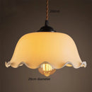 Axyaa Green Glass LED Pendant Lights with Copper Finish
