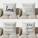 Stylish Love Typography Throw Pillow - Axyaa Home Pattern Cushion Cover