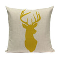Axyaa Yellow Geometric Linen Pillow Case 45*45cm