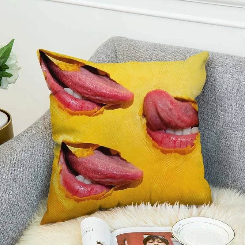 Axyaa Toiletpaper Body Pillow Cover 40x40 Decorative Cushion Case for Bed and Sofa