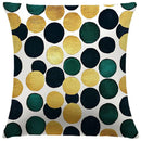 Axyaa Polka Dots Pattern Throw Pillow Cover - Sofa, Bedroom, Car Decor