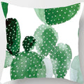 Axyaa Tropical Cactus Potted Pillowcase for Home and Office Decor