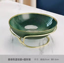 Axyaa Glass Fruit Tray for Home and Office Decor, Snacks, and Candy Storage