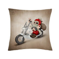 Axyaa Santa Claus Cartoon Decorative Pillowcase 45X45CM