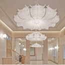 Axyaa Silk Pendant Lamp: Modern Art Lighting Fixture for Bedroom, Living Room & Tea Room