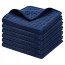 Axyaa Microfiber Dishcloth Set of 6 for Home Cleaning and Polishing