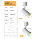 Axyaa Nordic LED Ceiling Spotlights 7W/9W White/Black for Home and Office Lighting
