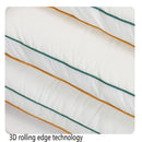 Axyaa White Cotton Low Sleeping Pillow for Neck Health Care, Kids & Adults