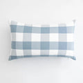 Axyaa Light Blue Plaid Pillow Cover 30x50cm/45x45cm - Home Decor Sofa Cushion