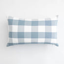 Axyaa Light Blue Plaid Pillow Cover 30x50cm/45x45cm - Home Decor Sofa Cushion