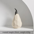 Axyaa Apple Pear Decoration: Simple Ceramic Fruit for Home & Office Décor