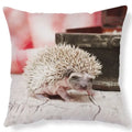 Axyaa Lovely Little Hedgehog Design Cushion Cover for 45*45cm Sofa Pillow