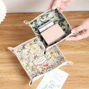 Axyaa PU Leather Desktop Organizer Tray for Home Decor and Storage