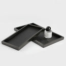 Axya Solid Wood Pallet Leather Tray Home Decoration Organizer
