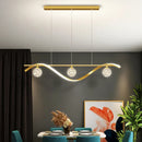 Axyaa Bubble LED Ceiling Chandelier: Designer Pendant Light for Home, Hotel, and Bar