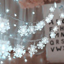 Fairy Light Snowflake LED String Light - Axyaa Christmas Decoration