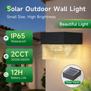 Axyaa Solar Wall Lamp Outdoor Waterproof LED Yard Street Garden Light