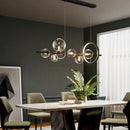 Axyaa Glass Bubble LED Chandelier for Modern Nordic Luxury Decor
