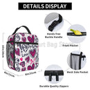 Axyaa Heart Insulated Lunch Bag: Romantic Portable Thermal Box for Work Picnic Travel