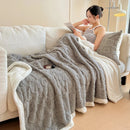 Axyaa Winter Sherpa Blanket - Cozy Warmth for Couch, Sofa, Bed