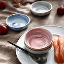 Axya Marble Ceramic Soy Sauce Dishes Set - Nordic Creative Round Kitchen Seasoning Dish