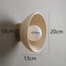 Axyaa Japanese Style LED Rattan Wall Light for Living Room and Bedroom